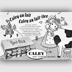  Caley Dari-Rich Chocolates - vintage ad