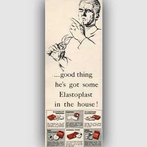 1954 Elastoplast - vintage ad