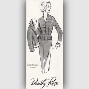 1958 Dorothy Rose Retro Advert
