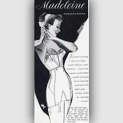 1952 Madeleine Lingerie - vintage ad