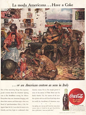 1945 Coca Cola - vintage ad