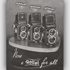 1954 Rollei Camera - vintage