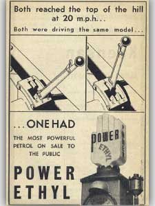 1936 Power Ethyl - vintage ad