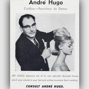 1963 Andre Hugo hairstyling