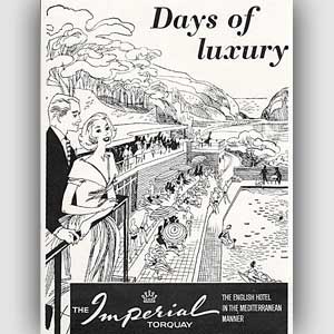 vintage Imperial Hotel Torquay ad