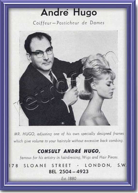 1963 vintage Andre Hugo advert