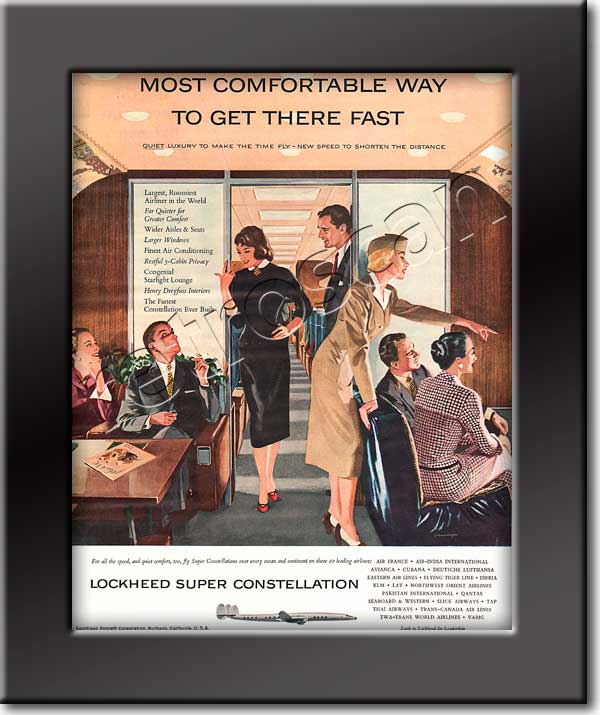 1955 vintage Lockheed ad
