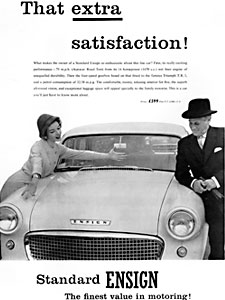1958 Standard Ensign - vintage ad