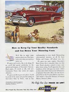 1952 Chevrolet advert