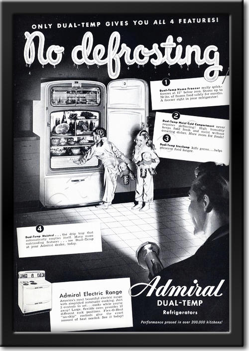 1948 Admiral Fridges  - framed preview