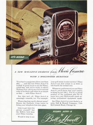 1948 Bell & Howell - vintage ad