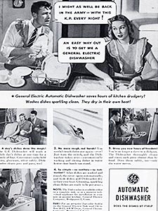 1948 General Electric Dishwasher - Couple