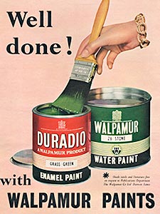 1955 Walpamur - vintage ad