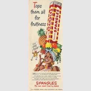 1954 Spangles Fruit Hat