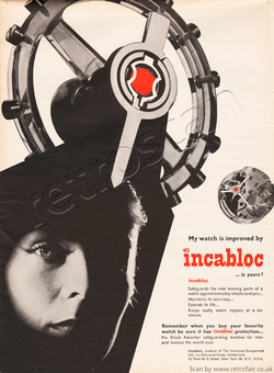 1955 Incabloc vintage ad