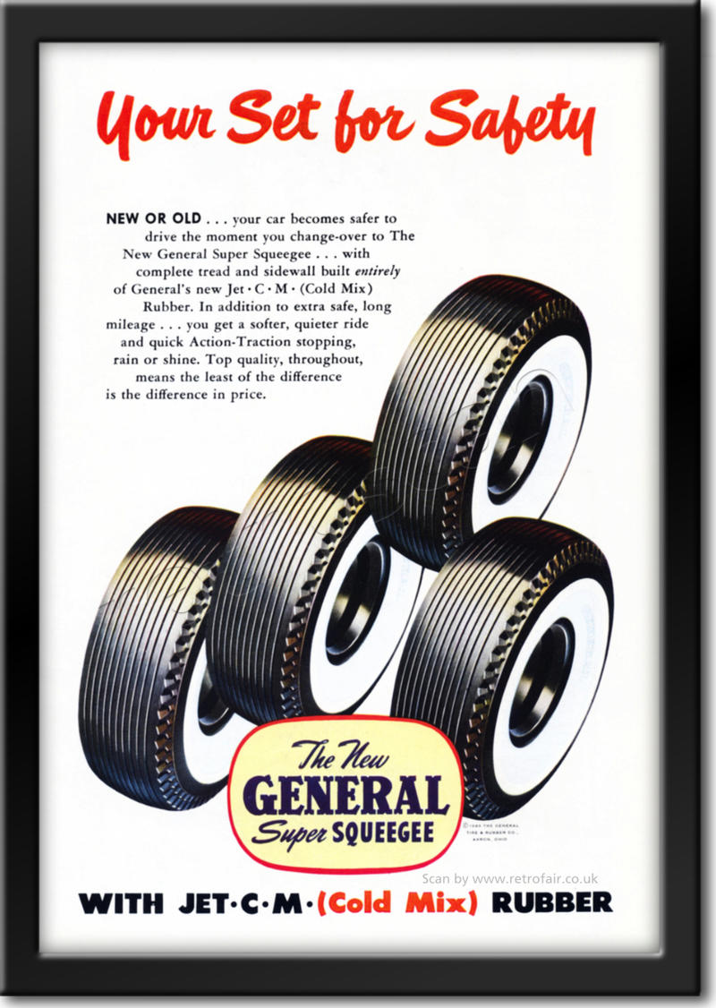 1949 vintage General Tire Company  