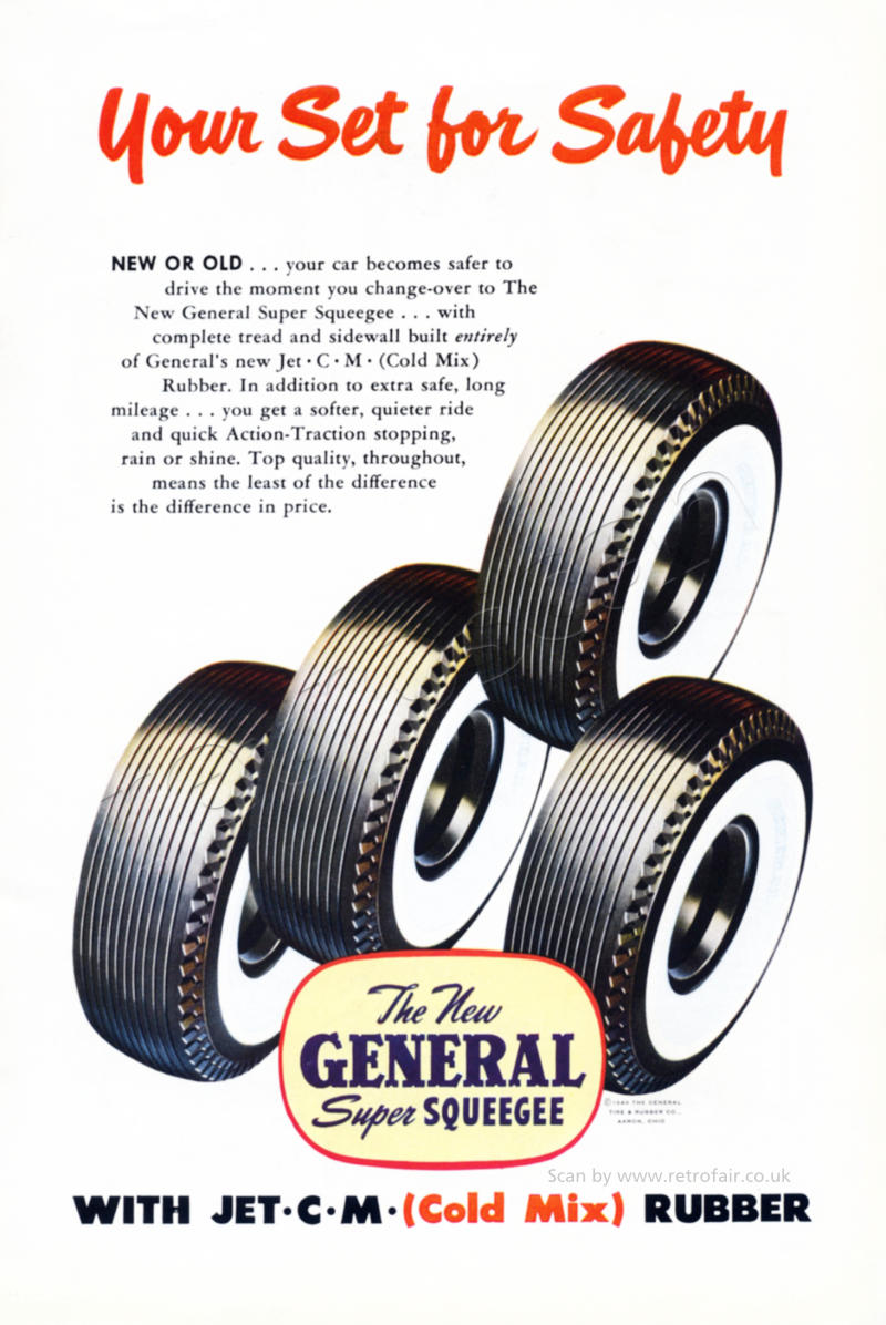 1949 General Tire Company advert