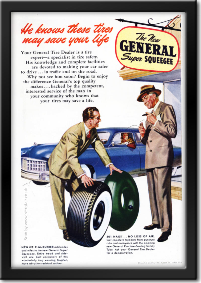 1949 vintage General Tire Company 