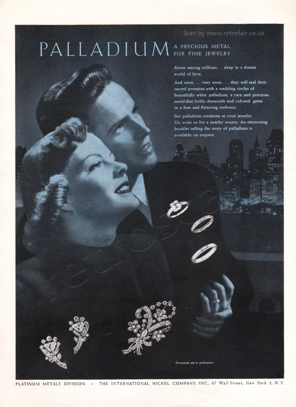 1949 International Nickle Company vintage ad