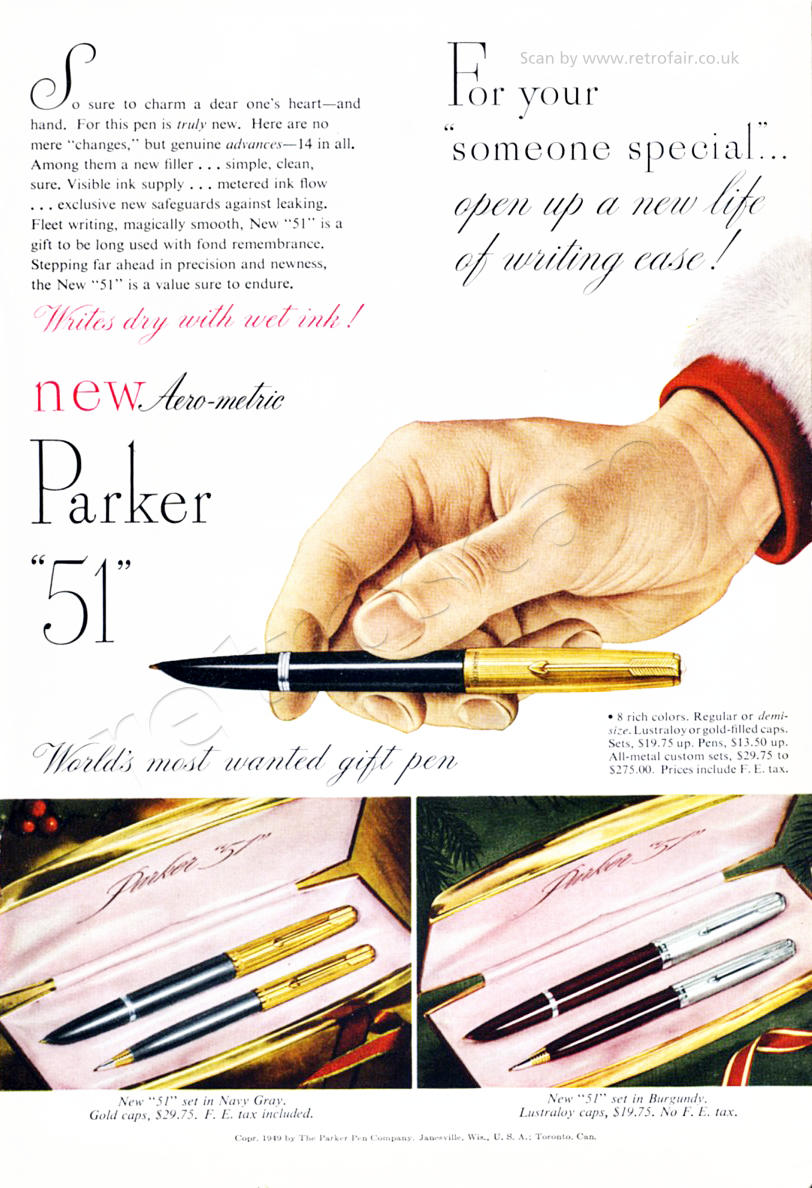 1949 Parker Pens