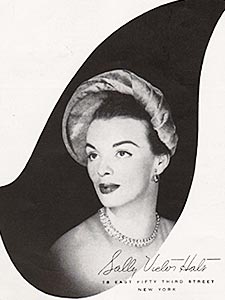 1949 Sally Vielon Hats