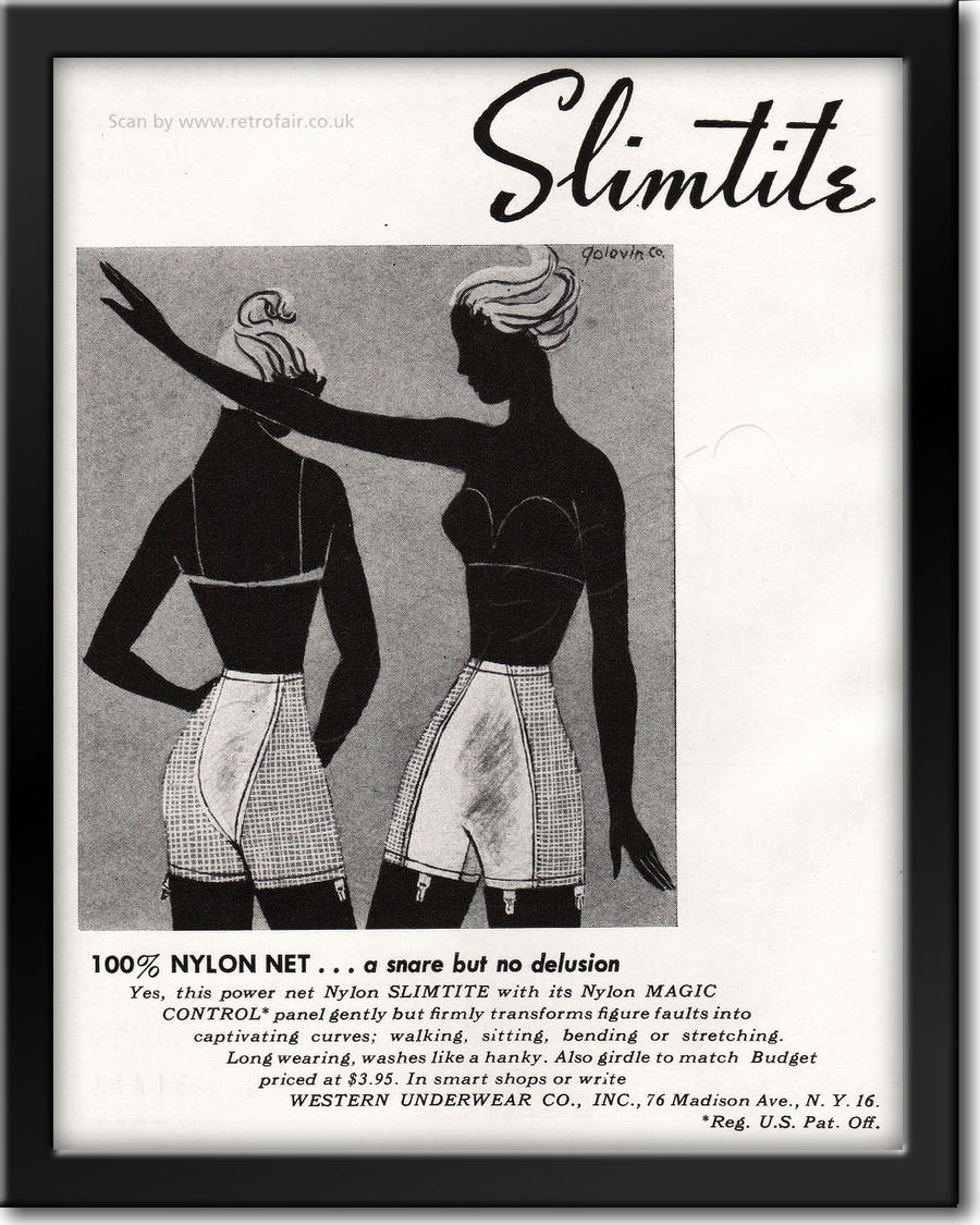 1949 vintage Slimtite Underwear ad