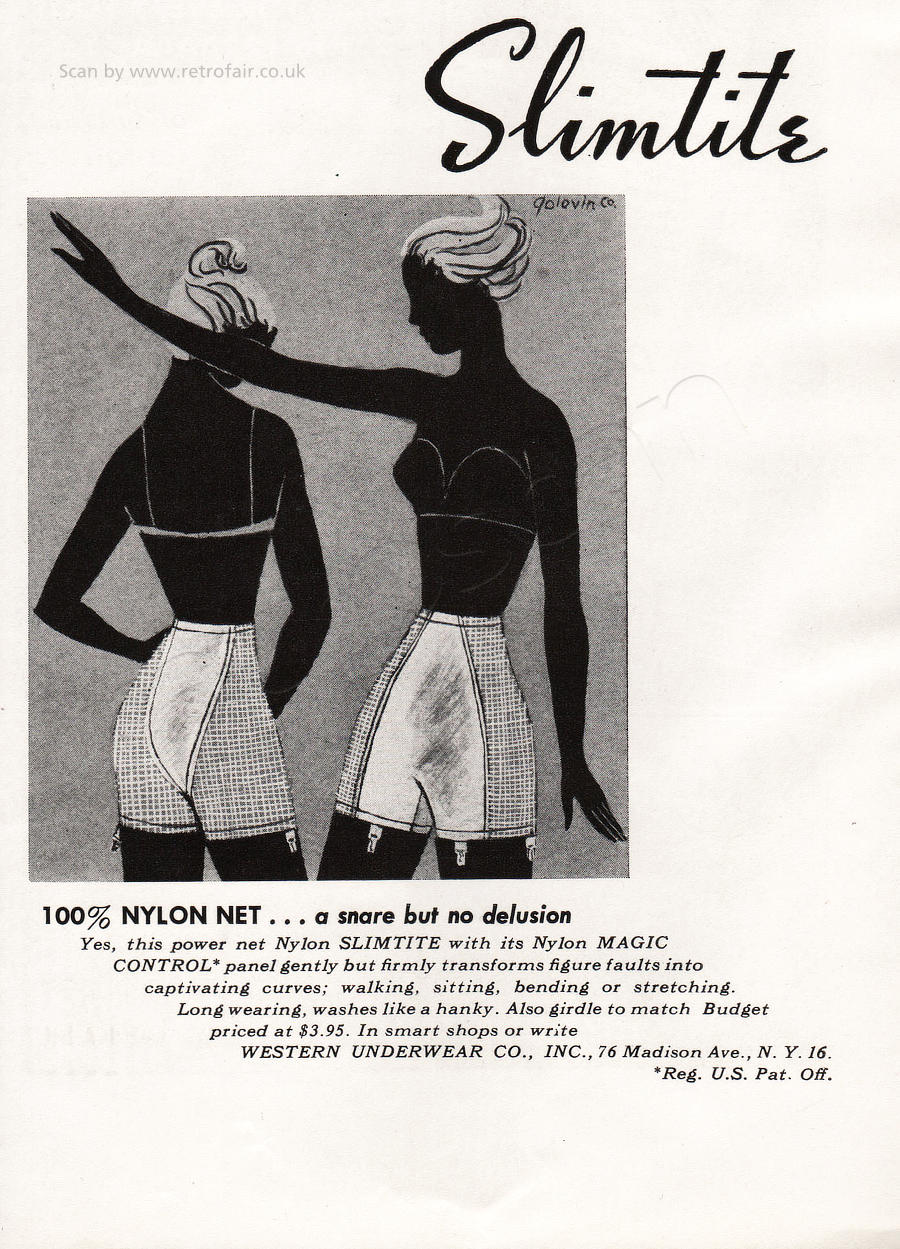 1949 Slimtite Underwear vintage ad