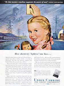 1949 Union Carbide vintage ad