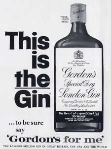 1966 Gordons Gin