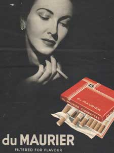 1950 Du Maurier Cigarettes