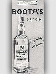 1950 ​Booth's Gin - vintage ad