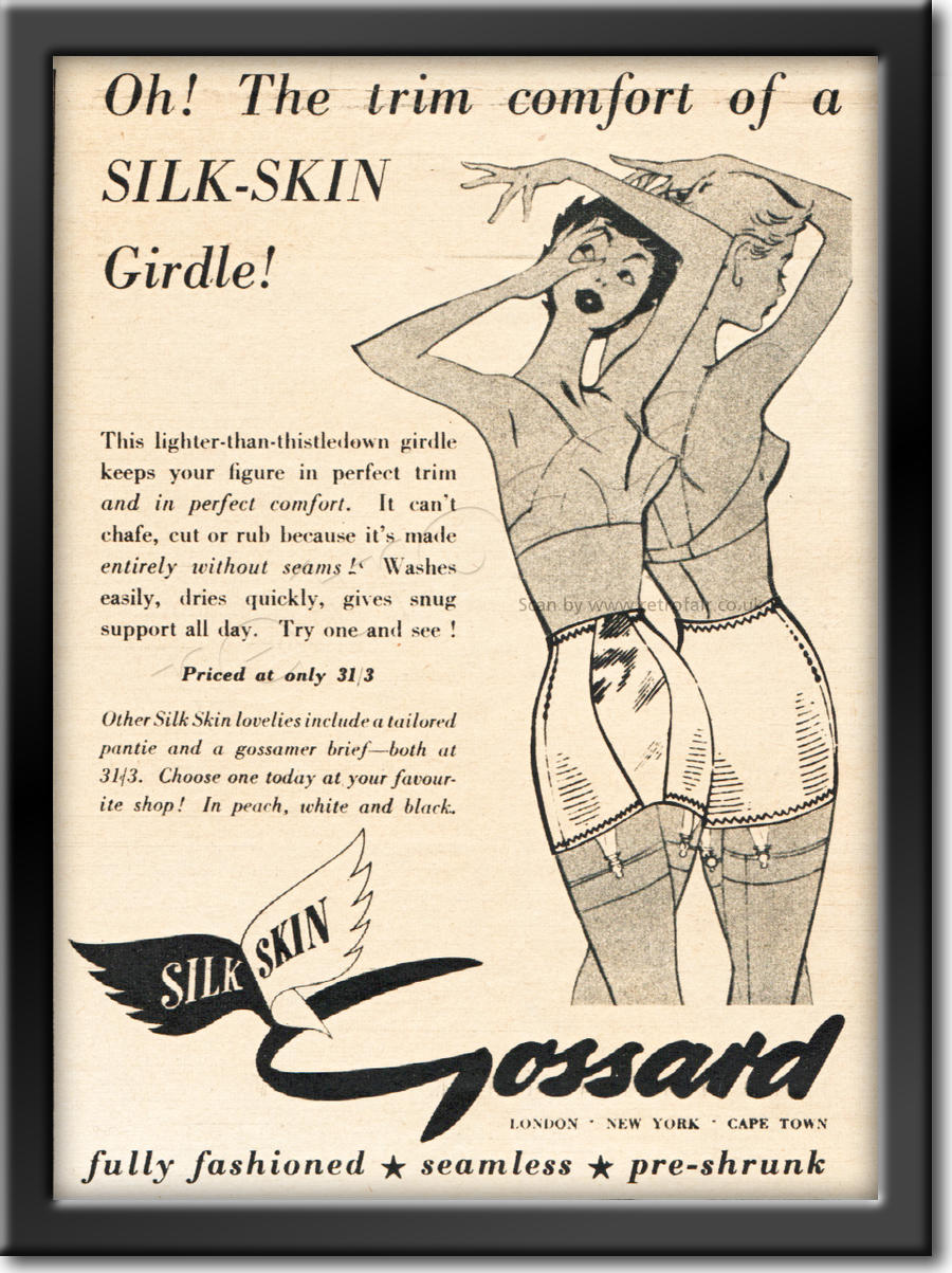 vintage Gasord silk skin ad