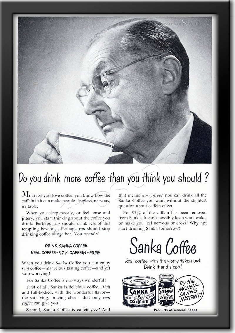 1950 Sanka Coffee  - framed preview