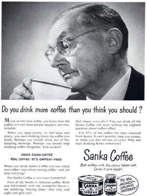  1950 ​Sanka Coffee - vintage ad