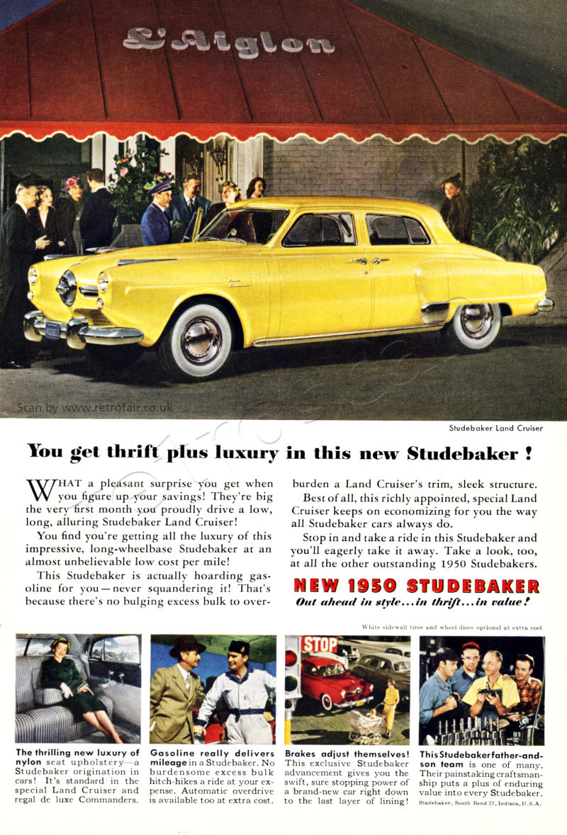 1950 Studebaker advert