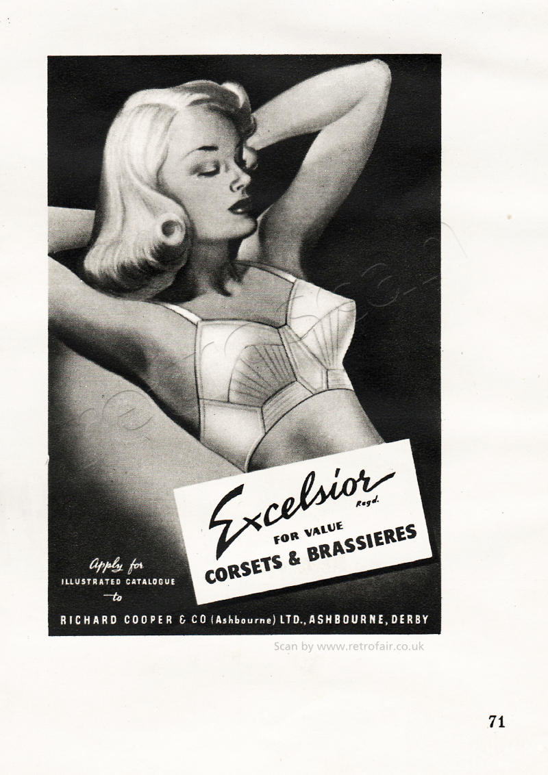 1951 Excelsior Underwear vintage ad