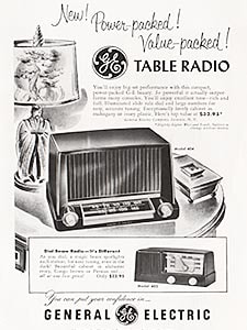 1951 ​GEC Radio - vintage ad