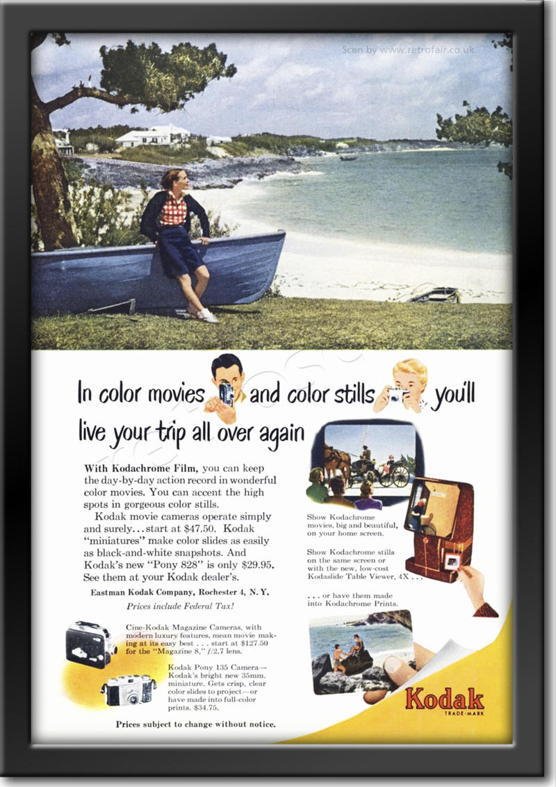 vintage Kodak  ad