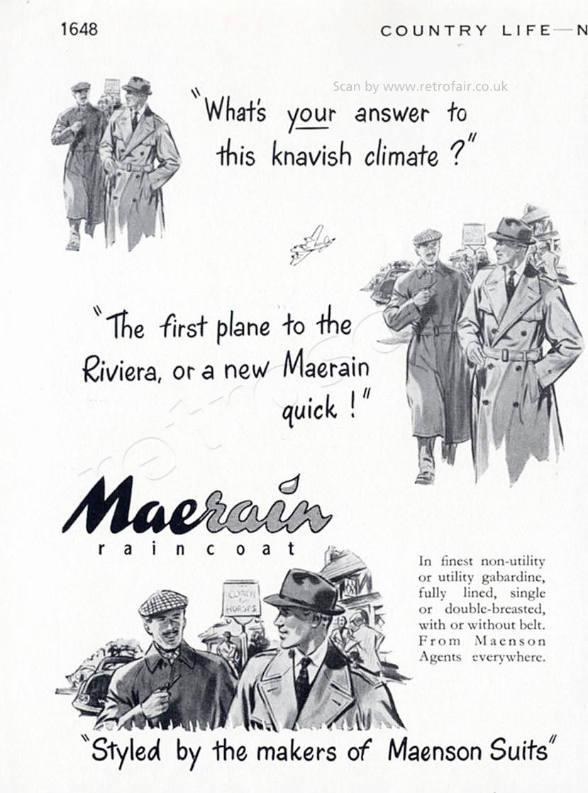 1951 Maerain vintage ad