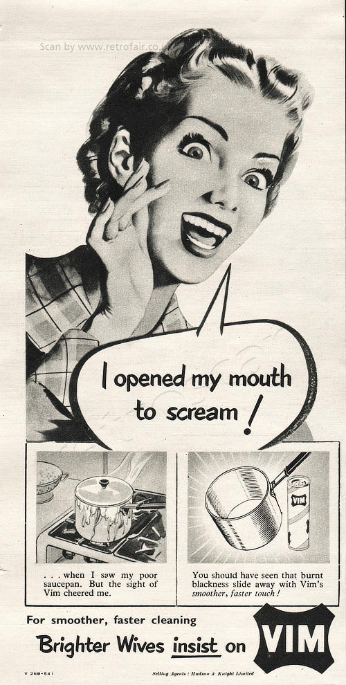 1951 Vim Cleaner vintage ad