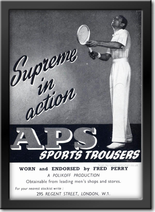vintage 1952 APS Sports ad