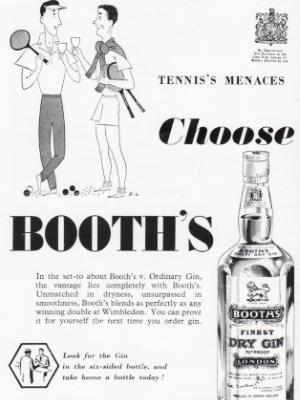 1952 ​Booth's Gin - vintage ad