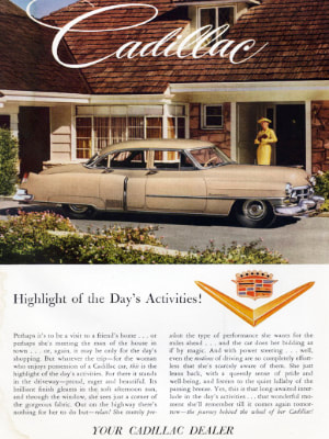  1952 Cadillac - vintage ad