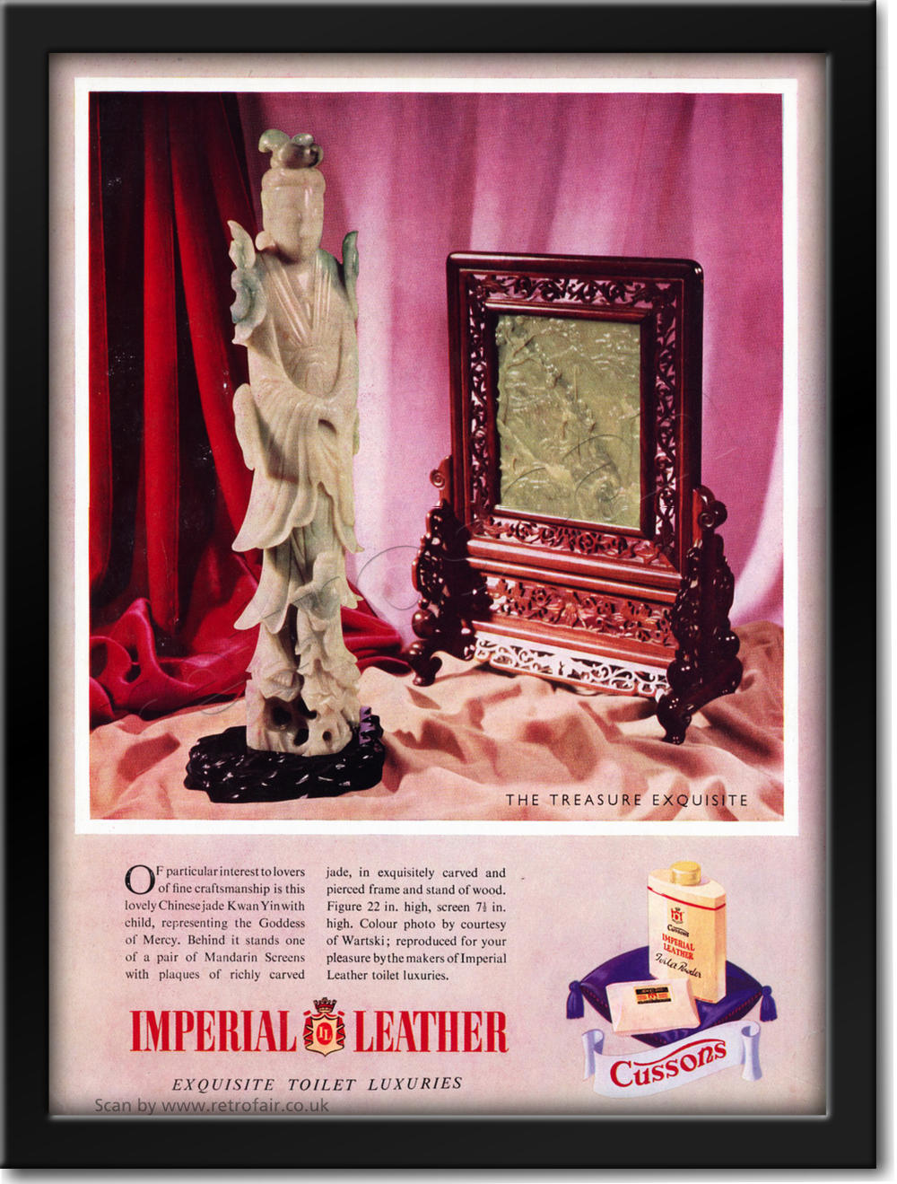 Cussons Imperial Leather - framed preview