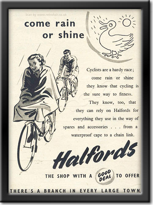 1952vintage Halfords advert