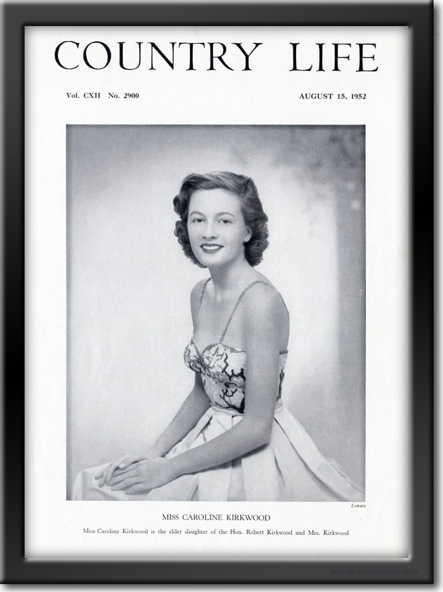 Miss Caroline Kirkwood Country Life Portrait 1952