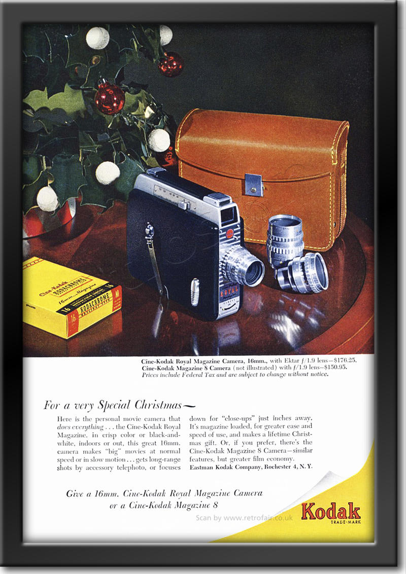 1952 vintage  Kodak  advert