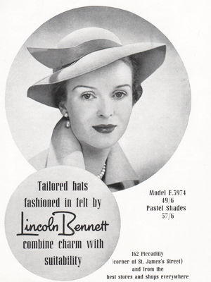 1953 Lincoln Bennett - vintage ad