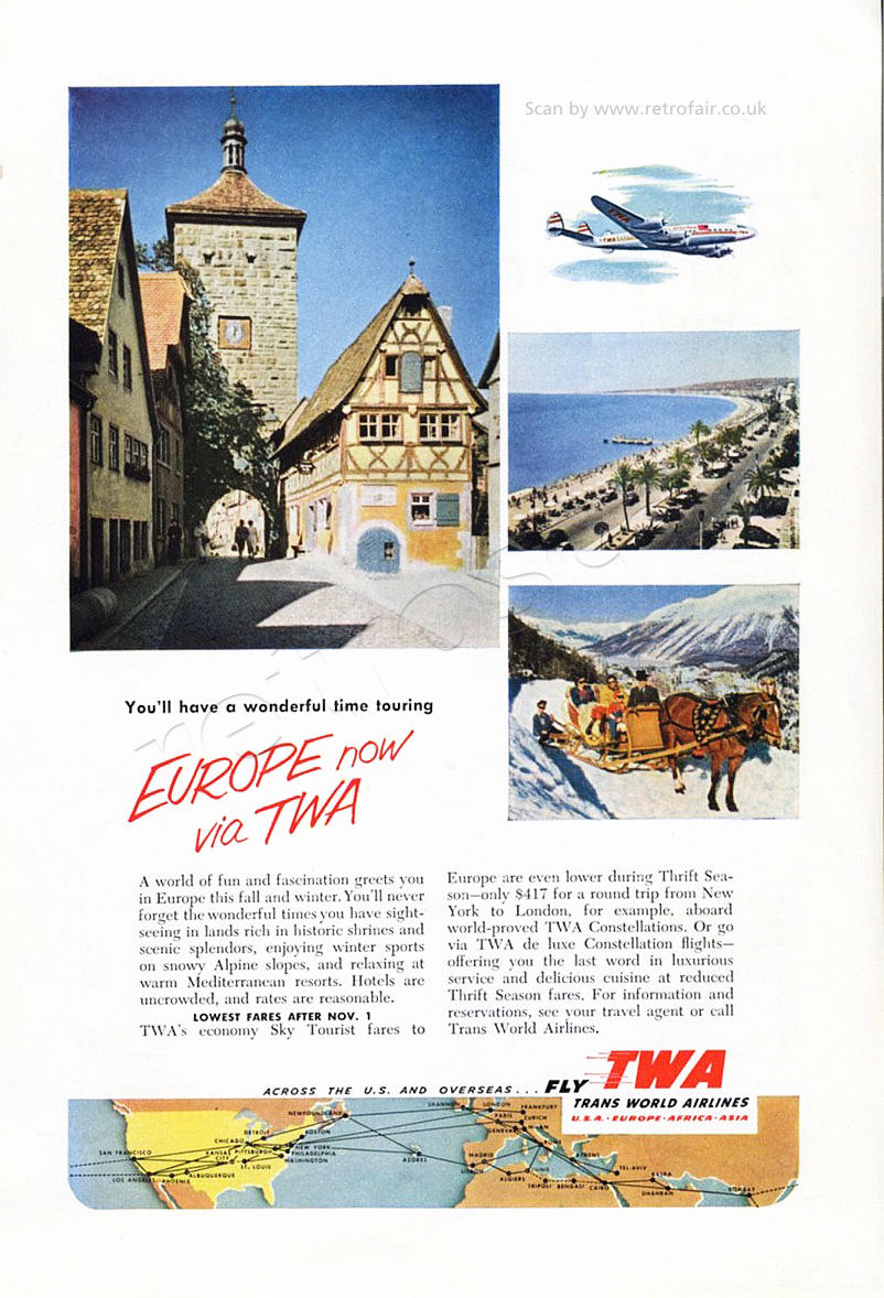 1952 TWA Europe