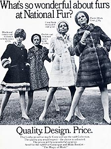 1968 ​National Fur Co. - vintage ad
